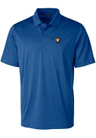 Mens Illinois Fighting Illini Cutter and Buck Prospect Textured Short Sleeve Polo Shirt