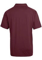 Cutter and Buck Mississippi State Bulldogs Mens Maroon Vault Prospect Short Sleeve Polo