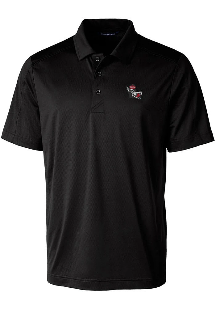 Cutter and Buck NC State Wolfpack Mens Prospect Textured Short Sleeve Polo