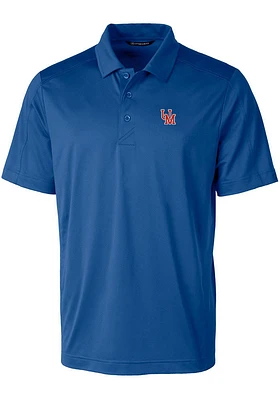 Cutter and Buck Ole Miss Rebels Mens Prospect Textured Short Sleeve Polo