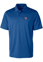 Cutter and Buck Ole Miss Rebels Mens Prospect Textured Short Sleeve Polo