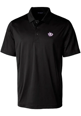 Cutter and Buck TCU Horned Frogs Mens Prospect Textured Short Sleeve Polo