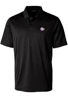 Cutter and Buck TCU Horned Frogs Mens Prospect Textured Short Sleeve Polo