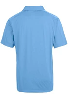 Cutter and Buck Tulane Green Wave Mens Prospect Textured Short Sleeve Polo