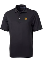 Cutter and Buck Baylor Bears Mens Vault Virtue Eco Pique Short Sleeve Polo