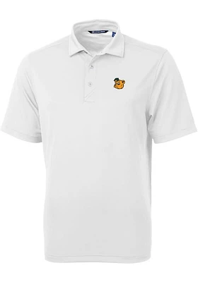 Cutter and Buck Baylor Bears Mens Virtue Eco Pique Short Sleeve Polo