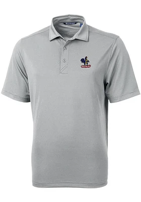 Cutter and Buck Delaware Fightin' Blue Hens Mens Virtue Eco Pique Short Sleeve Polo