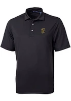 Cutter and Buck Grambling State Tigers Mens Vault Virtue Eco Pique Short Sleeve Polo