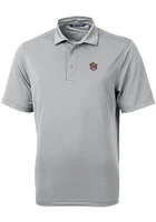 Cutter and Buck LSU Tigers Mens Vault Virtue Eco Pique Short Sleeve Polo