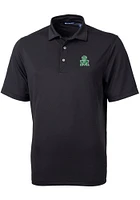 Cutter and Buck Marshall Thundering Herd Mens Vault Virtue Eco Pique Short Sleeve Polo