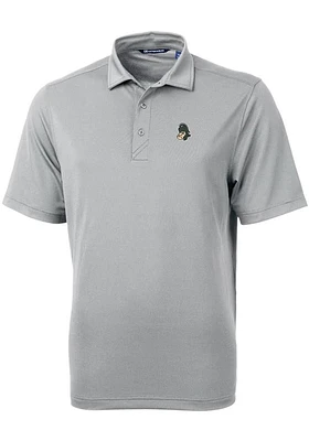 Cutter and Buck Michigan State Spartans Mens Vault Virtue Eco Pique Short Sleeve Polo