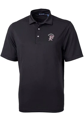 Cutter and Buck Mississippi State Bulldogs Mens Vault Virtue Eco Pique Short Sleeve Polo