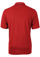 Mens Ohio State Buckeyes Cutter and Buck Vault Virtue Eco Pique Short Sleeve Polo Shirt