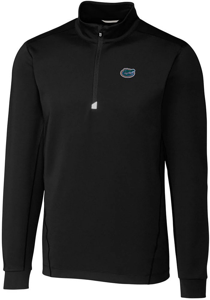 Cutter and Buck Florida Gators Mens Black Traverse Stretch Big Tall 1/4 Zip Pullover