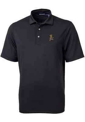 Cutter and Buck Wichita State Shockers Mens Vault Virtue Eco Pique Short Sleeve Polo