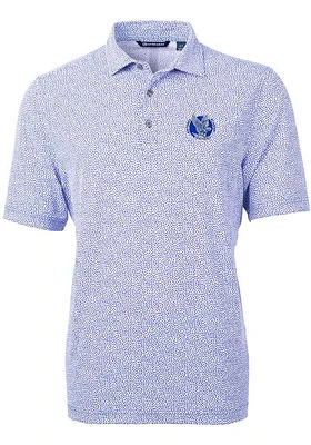 Cutter and Buck Air Force Falcons Mens Virtue Eco Pique Botanical Short Sleeve Polo