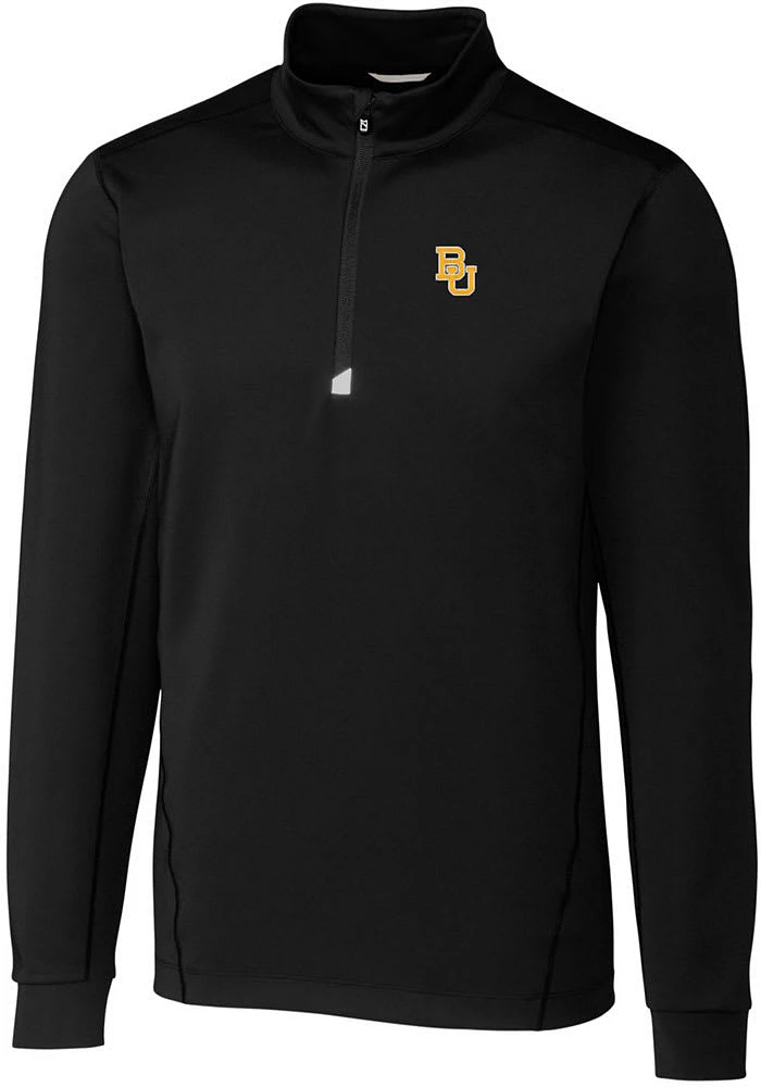 Cutter and Buck Baylor Bears Mens Traverse Stretch Big Tall Qtr Zip