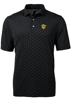 Cutter and Buck Missouri Tigers Mens Black Vault Virtue Eco Pique Tile Short Sleeve Polo