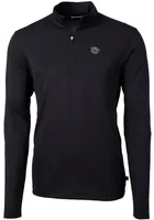 Cutter and Buck Cincinnati Bearcats Mens Vault Virtue Eco Pique Long Sleeve 1/4 Zip Pullov