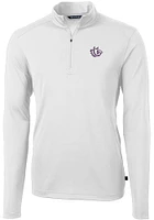 Cutter and Buck TCU Horned Frogs Mens Vault Virtue Eco Pique Long Sleeve Qtr Zip Pullover