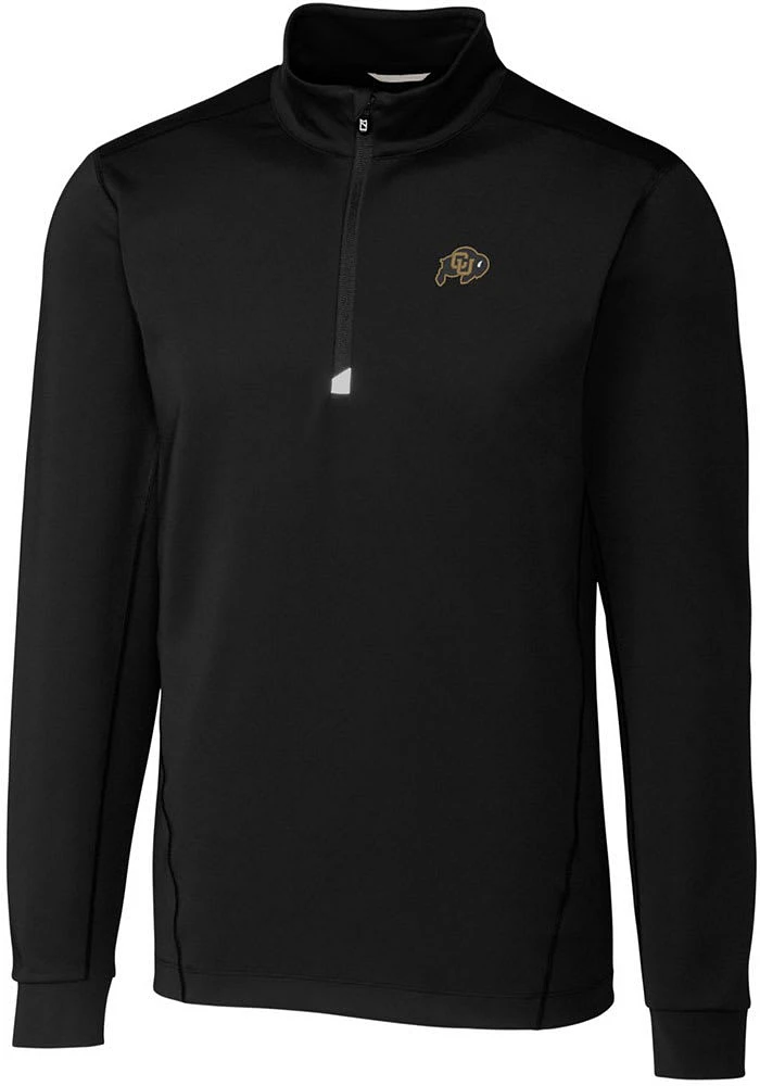 Cutter and Buck Colorado Buffaloes Mens Traverse Stretch Big Tall Qtr Zip