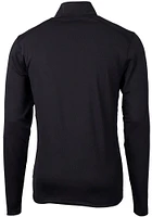 Cutter and Buck Wichita State Shockers Mens Vault Virtue Eco Pique Long Sleeve Qtr Zip Pul