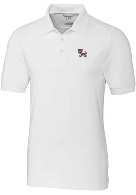 Cutter and Buck Clemson Tigers Mens Vault Advantage Short Sleeve Polo