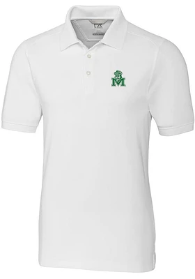 Cutter and Buck Marshall Thundering Herd Mens Vault Advantage Short Sleeve Polo