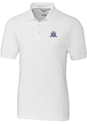 Mens Northwestern Wildcats Cutter and Buck Vault Advantage Short Sleeve Polo Shirt