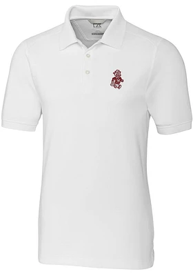 Cutter and Buck Washington State Cougars Mens Vault Advantage Short Sleeve Polo