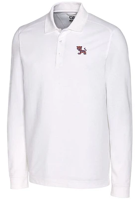 Cutter and Buck Clemson Tigers Mens Vault Advantage Long Sleeve Polo Shirt