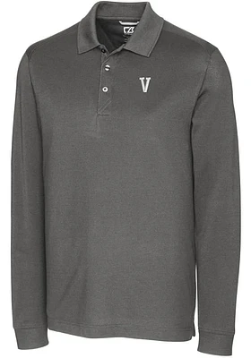 Cutter and Buck Villanova Wildcats Mens Vault Advantage Long Sleeve Polo Shirt