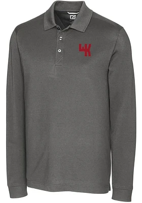Cutter and Buck Western Kentucky Hilltoppers Mens Advantage Pique Long Sleeve Polo Shirt