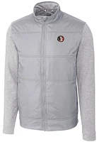 Cutter and Buck Florida State Seminoles Mens Vault Stealth Medium Weight Jacket