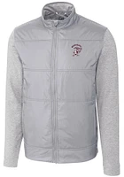 Cutter and Buck Mississippi State Bulldogs Mens Grey Vault Stealth Medium Weight Jacket