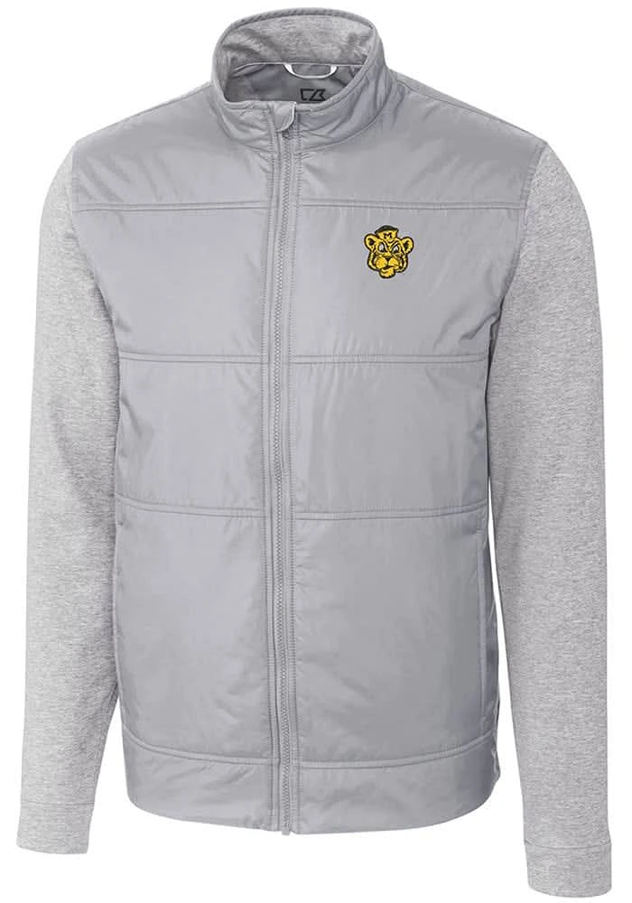 Cutter and Buck Missouri Tigers Mens Grey Vault Stealth Medium Weight Jacket