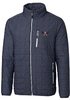 Cutter and Buck Auburn Tigers Mens Grey Rainier PrimaLoft Puffer Filled Jacket