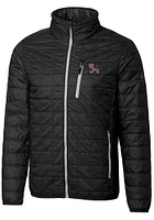 Cutter and Buck Clemson Tigers Mens Black Vault Rainier PrimaLoft Filled Jacket