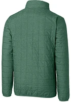 Cutter and Buck Michigan State Spartans Mens Green Rainier PrimaLoft Puffer Filled Jacket