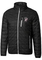 Cutter and Buck Mississippi State Bulldogs Mens Black Rainier PrimaLoft Puffer Filled Jacket