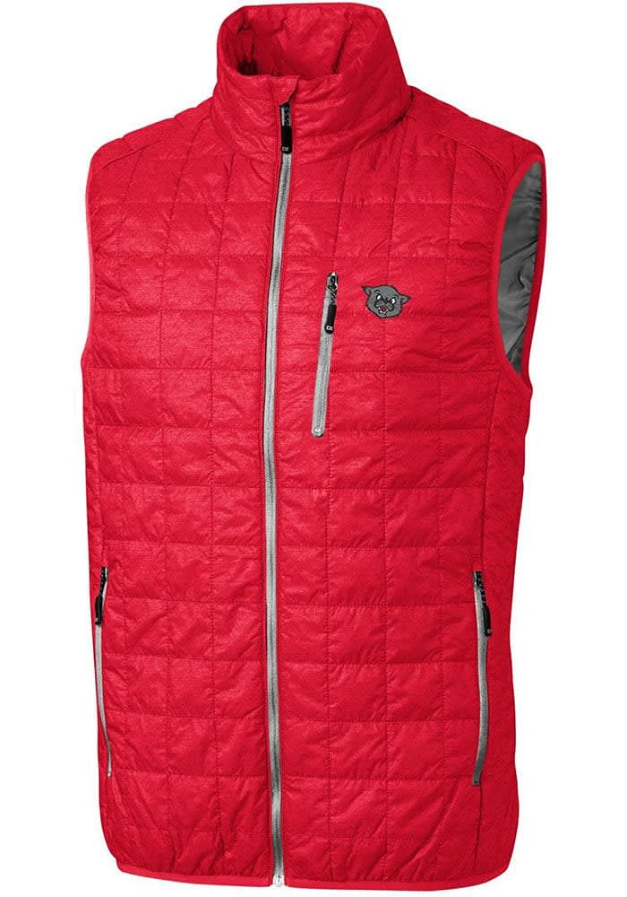 Cutter and Buck Cincinnati Bearcats Mens Vault Rainier PrimaLoft Sleeveless Jacket