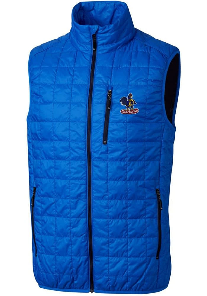 Cutter and Buck Delaware Fightin' Blue Hens Mens Rainier PrimaLoft Puffer Sleeveless Jacket