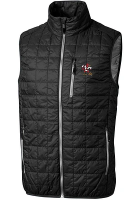 Cutter and Buck Louisville Cardinals Mens Black Vault Rainier PrimaLoft Sleeveless Jacket