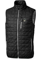 Cutter and Buck Michigan State Spartans Mens Black Vault Rainier PrimaLoft Sleeveless Jacket