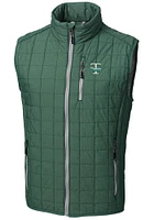 Cutter and Buck Tulane Green Wave Mens Rainier PrimaLoft Puffer Sleeveless Jacket