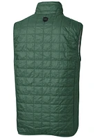 Cutter and Buck Tulane Green Wave Mens Rainier PrimaLoft Puffer Sleeveless Jacket