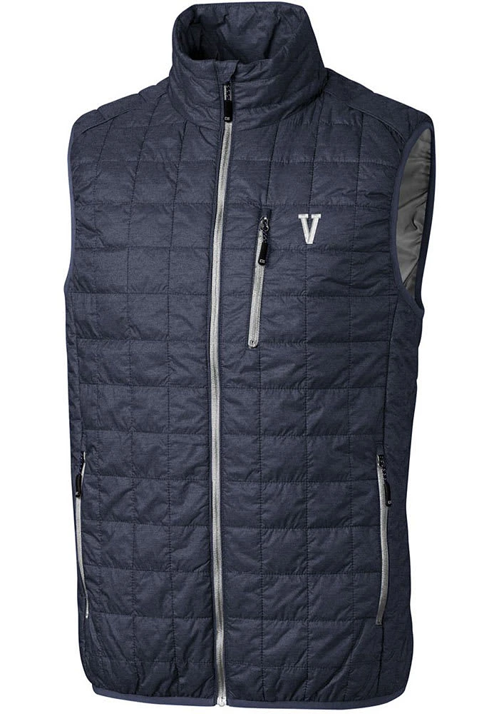 Cutter and Buck Villanova Wildcats Mens Grey Vault Rainier PrimaLoft Sleeveless Jacket