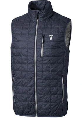 Cutter and Buck Villanova Wildcats Mens Grey Vault Rainier PrimaLoft Sleeveless Jacket