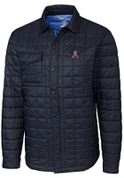 Cutter and Buck Auburn Tigers Mens Navy Blue Vault Rainier PrimaLoft Outerwear Lined Jacket