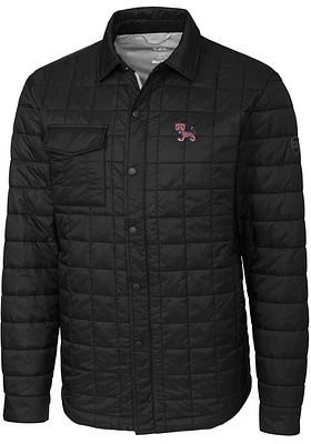 Cutter and Buck Clemson Tigers Mens Black Vault Rainier PrimaLoft Outerwear Lined Jacket